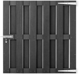 vidaXL Gartentor WPC 100 x 100 cm (49083)