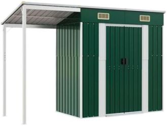 vidaXL Gartenhaus mit Schleppdach 277 x 110,5 x 181 cm (364524)