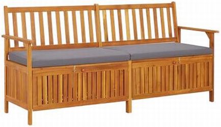 vidaXL Truhenbank mit Kissen 170 cm (316741)