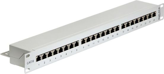 Delock 19" Patchpanel 24 Port Cat.6 (43300)