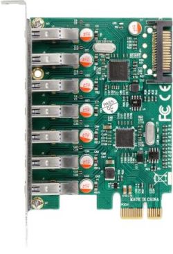 Delock PCI Express x1 Karte zu 7 x extern USB 5 Gbps Typ-A (90104)