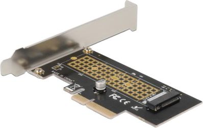 Delock PCI Express x4 Karte zu 1 x intern NVMe M.2 Key M 80 mm (90047)