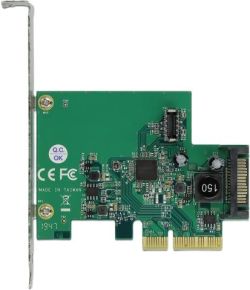 Delock PCI Express x4 Karte zu 1 x USB 3.2 Gen 2 Key A 20 Pin Buchse (89029)