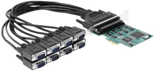 Delock PCI Express x1 Karte zu 8 x Seriell RS-232 (90411)