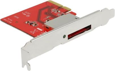 Delock PCI Express x4 Karte zu 1 x extern CFexpress / XQD Slot (91748)