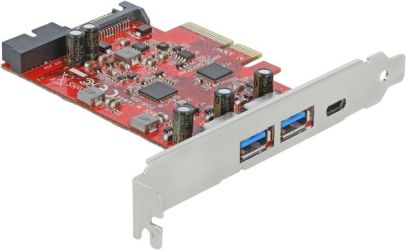 Delock PCI Express x4 Karte zu USB 3.2 Gen 2 A/C (90492) Delock PCI Express x4 Karte zu USB 3.2 Gen 2 A/C (90492)