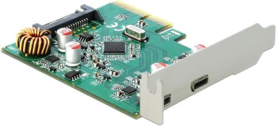 Delock PCI Express x4 Karte zu 2 x extern USB Type-C (90397)