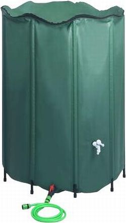 vidaXL Regenwassertank Faltbar mit Hahn 1350 l (48609)