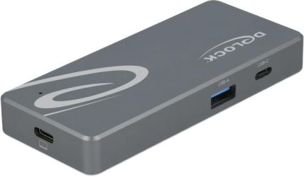 Delock USB Type-C Card Reader für CFast und SD + USB Hub (91754)