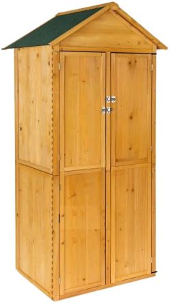 tectake Gartenschrank Kadi mit Spitzdach