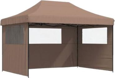 vidaXL Partyzelt Faltbar Pop-Up mit 3 Seitenteilen (400502)