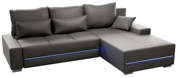 Juskys Davos Sofa mit LED Rechts