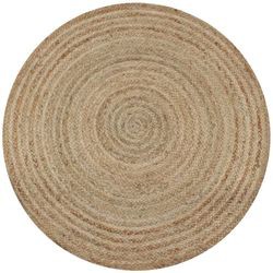 vidaXL Teppich Jute Geflochten Rund 90 cm (245336) vidaXL Teppich Jute Geflochten Rund 90 cm (245336)