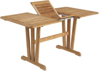 Brafab Cornelia Gartenesstisch Teak Natur 125/185 x 90 cm Brafab Cornelia Gartenesstisch Teak Natur 125/185 x 90 cm