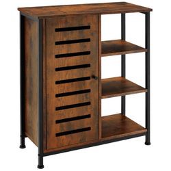 tectake Sideboard Industrial Holz dunkel, rustikal tectake Sideboard Industrial Holz dunkel, rustikal