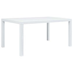 vidaXL Gartentisch Kunststoff Rattan-Optik 150 x 90 x 72 cm vidaXL Gartentisch Kunststoff Rattan-Optik 150 x 90 x 72 cm