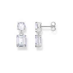 Thomas Sabo Ohrhänger mit weißen Steinen (H2276-051-14) Thomas Sabo Ohrhänger mit weißen Steinen (H2276-051-14)