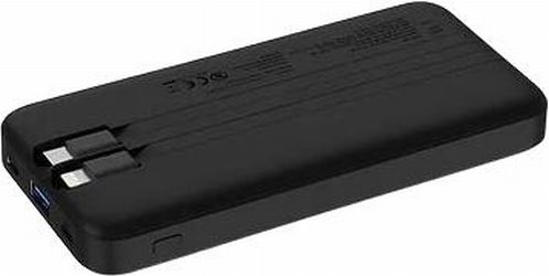 Xlayer Powerbank 10.000 mAh mit zwei integrierten Kabeln PD 20W