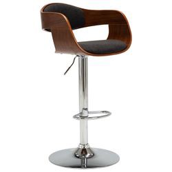vidaXL Barhocker Bugholz und Stoff (283119) vidaXL Barhocker Bugholz und Stoff (283119)
