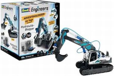 Revell Adventskalender Engineers Hydraulischer Bagger (01054)