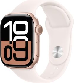 Apple Watch Series 10 GPS 42 mm Aluminium mit Sportarmband (MWWJ3QF/A)