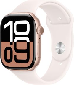 Apple Watch Series 10 GPS 46 mm Aluminium mit Sportarmband (MWWT3QF/A)
