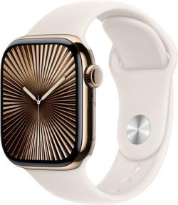 Apple Watch Series 10 GPS + Cellular 42 mm Titan mit Sportarmband (MX063QF/A)