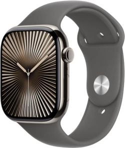 Apple Watch Series 10 GPS + Cellular 46 mm Titan mit Sportarmband (MWY93QF/A) Apple Watch Series 10 GPS + Cellular 46 mm Titan mit Sportarmband (MWY93QF/A)