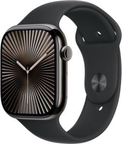 Apple Watch Series 10 GPS + Cellular 46 mm Titan mit Sportarmband (MWYD3QF/A) Apple Watch Series 10 GPS + Cellular 46 mm Titan mit Sportarmband (MWYD3QF/A)