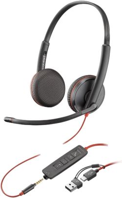 HP Poly Blackwire C3225 USB-C/A (8X229A6) HP Poly Blackwire C3225 USB-C/A (8X229A6)