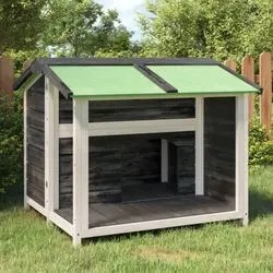 vidaXL Hundehütte Massivholz Kiefer 96 x 87 x 80,5 cm (172264) vidaXL Hundehütte Massivholz Kiefer 96 x 87 x 80,5 cm (172264)