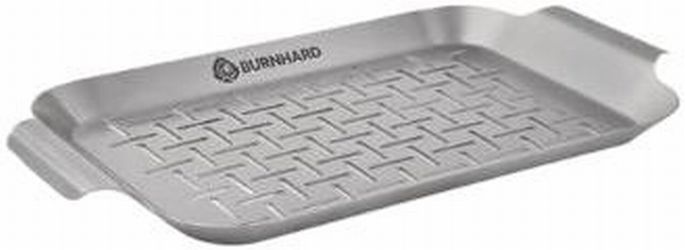 Burnhard Edelstahl Grillschale 27,5 x 19 x 2 cm