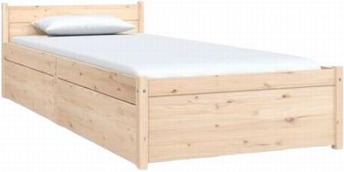 vidaXL Bett mit Schubladen 75 x 190 cm (3103473)