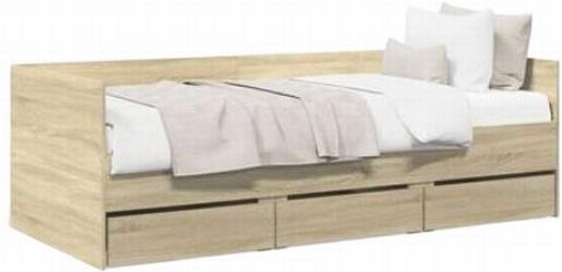 vidaXL Tagesbett mit Schubladen 100 x 200 cm (3280813)