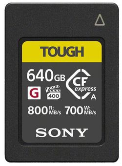 Sony CFexpress Typ A 640GB (CEA-G640T) Sony CFexpress Typ A 640GB (CEA-G640T)