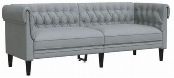 vidaXL Chesterfield-Sofa 3-Sitzer Stoff (372556)