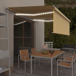 vidaXL Markise Automatisch mit Rollo LED 4,5x3m (306933) vidaXL Markise Automatisch mit Rollo LED 4,5x3m (306933)