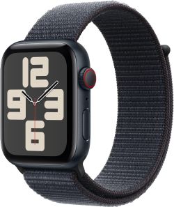 Apple Watch SE (2024) GPS + Cellular 44 mm Aluminium mit Sport Loop (MXGN3QF/A)