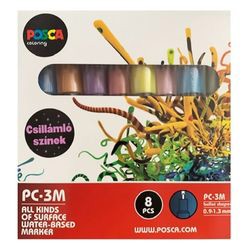 uni-ball Posca PC-3ML Glitter 8er Set (186513) uni-ball Posca PC-3ML Glitter 8er Set (186513)