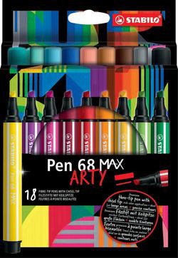 Stabilo Pen 68 Max Arty 18er Kartonetui (768/18-21) Stabilo Pen 68 Max Arty 18er Kartonetui (768/18-21)