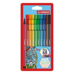 Stabilo Pen 68 sortiert 10er Etui (6810/PL) Stabilo Pen 68 sortiert 10er Etui (6810/PL)