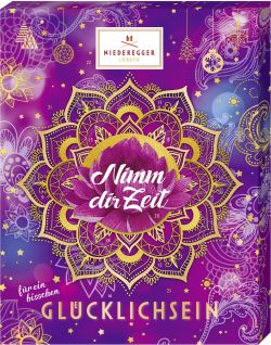Niederegger Adventskalender Nimm Dir Zeit für ein bisschen Glücklichsein