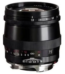 Voigtländer Ultron 75 mm F1.9 S.C. Voigtländer Ultron 75 mm F1.9 S.C.