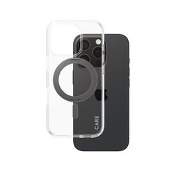 CARE by PanzerGlass Feature Case Transparent Kickstand & MagSafe iPhone 16 Pro CARE by PanzerGlass Feature Case Transparent Kickstand & MagSafe iPhone 16 Pro