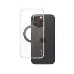 CARE by PanzerGlass Feature Case Transparent Kickstand & MagSafe iPhone 16 Pro Max CARE by PanzerGlass Feature Case Transparent Kickstand & MagSafe iPhone 16 Pro Max