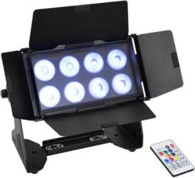 Eurolite AKKU Multiflood IP 8x10W RGBW Wash CRMX Eurolite AKKU Multiflood IP 8x10W RGBW Wash CRMX