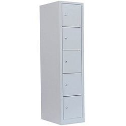 Lüllmann Schließfachschrank 5 Schließfächer 41,5 x 50 x 180 cm Lüllmann Schließfachschrank 5 Schließfächer 41,5 x 50 x 180 cm