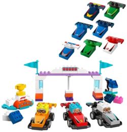 LEGO DUPLO F1 Team Rennautos mit Rennfahrern (10445) LEGO DUPLO F1 Team Rennautos mit Rennfahrern (10445)