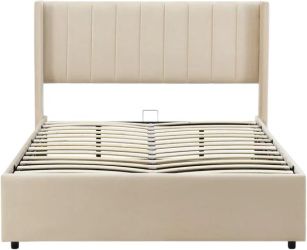 Juskys Savona Polsterbett 140 x 200 cm (mit Matratze)