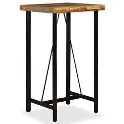 vidaXL Bartisch Altholz Massiv 60 x 60 x 107 cm (245439) vidaXL Bartisch Altholz Massiv 60 x 60 x 107 cm (245439)